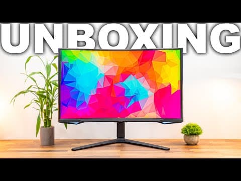 Samsung Odyssey G6 (G65B) Gaming Monitor Unboxing