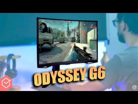 Eu tava DOIDO pra testar o SAMSUNG ODYSSEY G6! // MONITOR GAMER 240hz, QUADHD, SMART e CURVO!