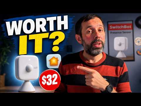SwitchBot Presence Sensor Review | Battery mmWave… But Is It Enough for Apple Home?