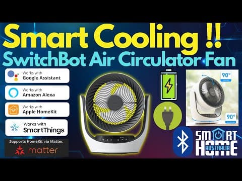 Discover the SwitchBot Battery Air Circulator Fan: Your Ultimate Smart Cooling Solution! 🌬️✨