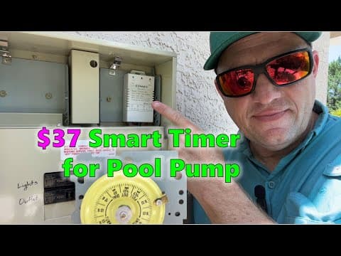 $37 Smart Timer for Pool Pump - KTNNKG 40amps WiFi Switch