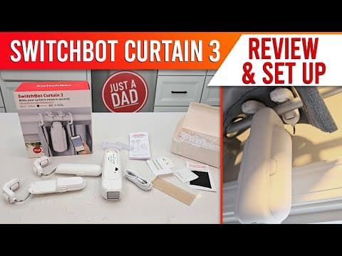 SwitchBot Curtain 3 Automatic Curtain Opener REVIEW & SET UP