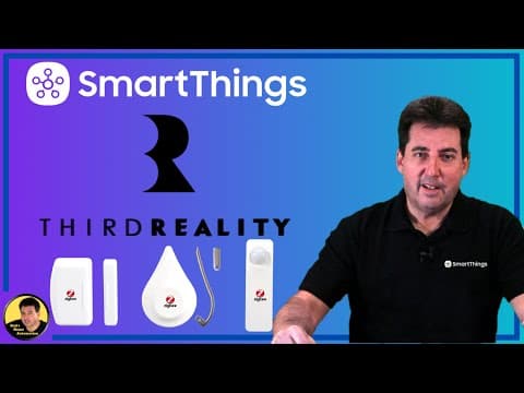 SmartThings & Alexa Third Reality Motion, Leak & Door Zigbee Sensors