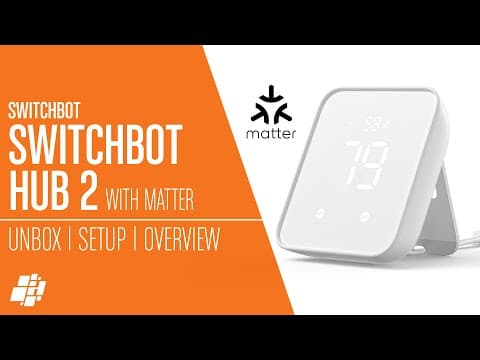The Switchbot Hub 2 with MATTER! Expose Switchbot Devices to HomeKit...