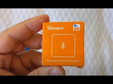 Setting up the SONOFF SNZB-02 temperature sensor with a Zigbee enabled ALEXA / ECHO device