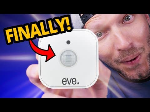 The First THREAD Motion Sensor!! The NEW Eve Motion & Light Sensor!